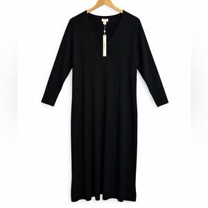 Caslon Black Long Sleeve Dress